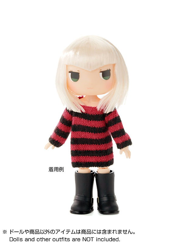 Dress11: mini Closet, Long Knit, Stripe / ミニクローゼット ロングボーダーニット