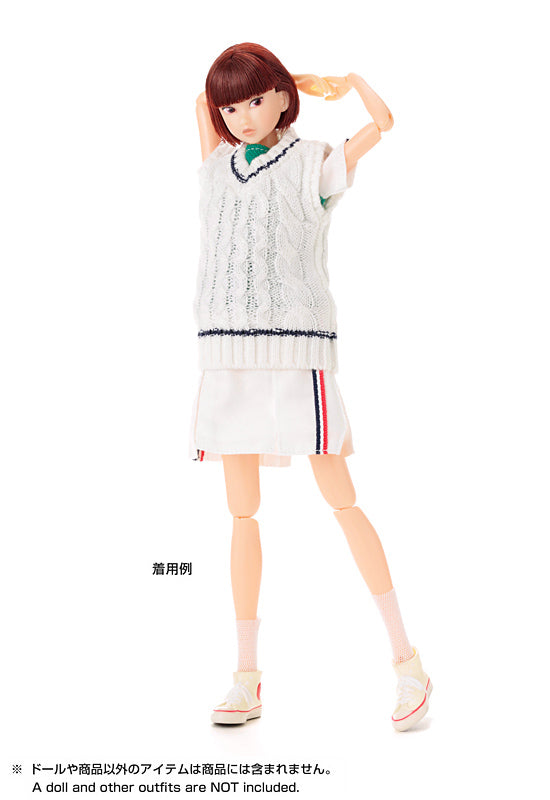 Dress: Tennis Dress Set for momoko / ラインワンピースセット