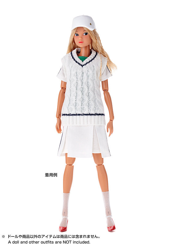Dress: Tennis Dress Set for momoko / ラインワンピースセット