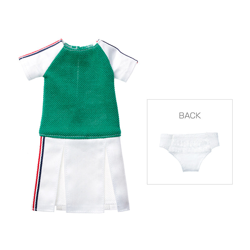 Dress: Tennis Dress Set for momoko / ラインワンピースセット