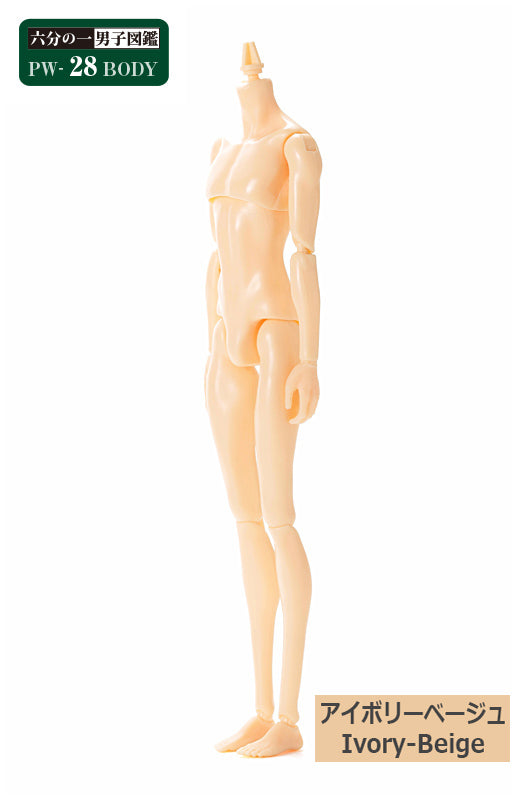 PetWORKs Boys, PW-28BODY, Ivory-Beige / 六分の一男子図鑑 PW-28BODY アイボリーベージュ