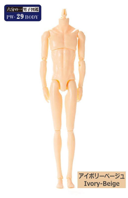 PetWORKs Boys, PW-29BODY, Ivory-Beige / 六分の一男子図鑑 PW-29BODY アイボリーベージュ
