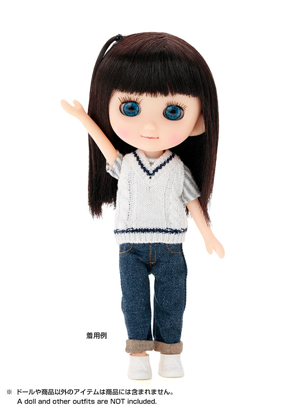 Dress: Tilden Vest, S size, White, for ruruko/ チルデンベストS ホワイト