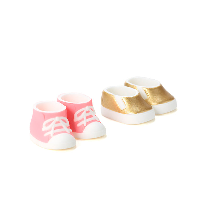 DecoNiki Shoes, Sneakers & Slip-ons Set A, Pink/Gold / スニーカー・スリッポンセット A (ピンク/ゴールド)