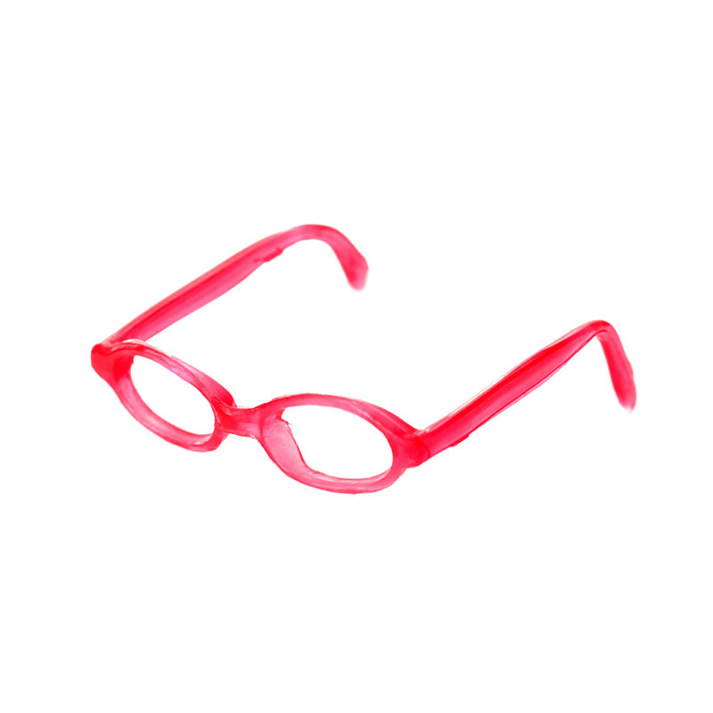 Sekiguchi, Glasses, Clear-Red / メガネ クリアレッド