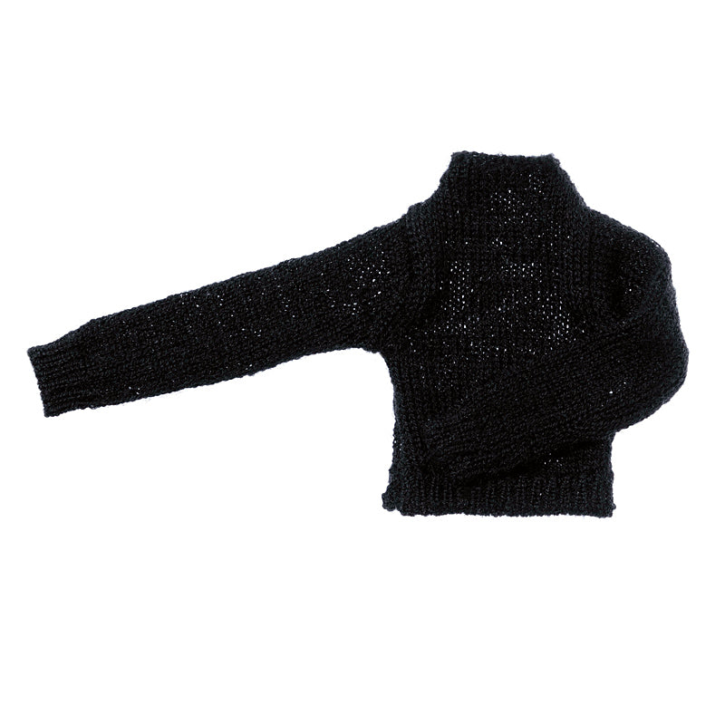 Dress: High Neck Knit, Black, for ruruko/ ハイネックニット ブラック