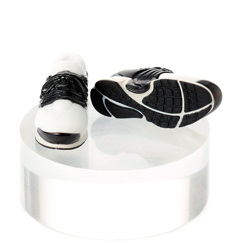 Running Shoes, White×Black / ハイテクスニーカー ホワイト×ブラック