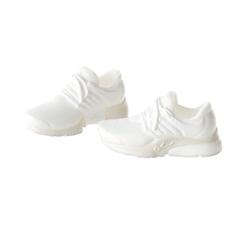 Running Shoes, White×White / ハイテクスニーカー ホワイト×ホワイト