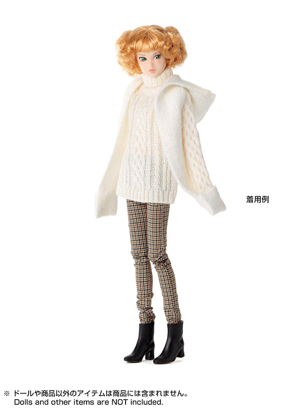 Dress: Hoodie Scarf with Pockets, White/ フードマフラー ホワイト