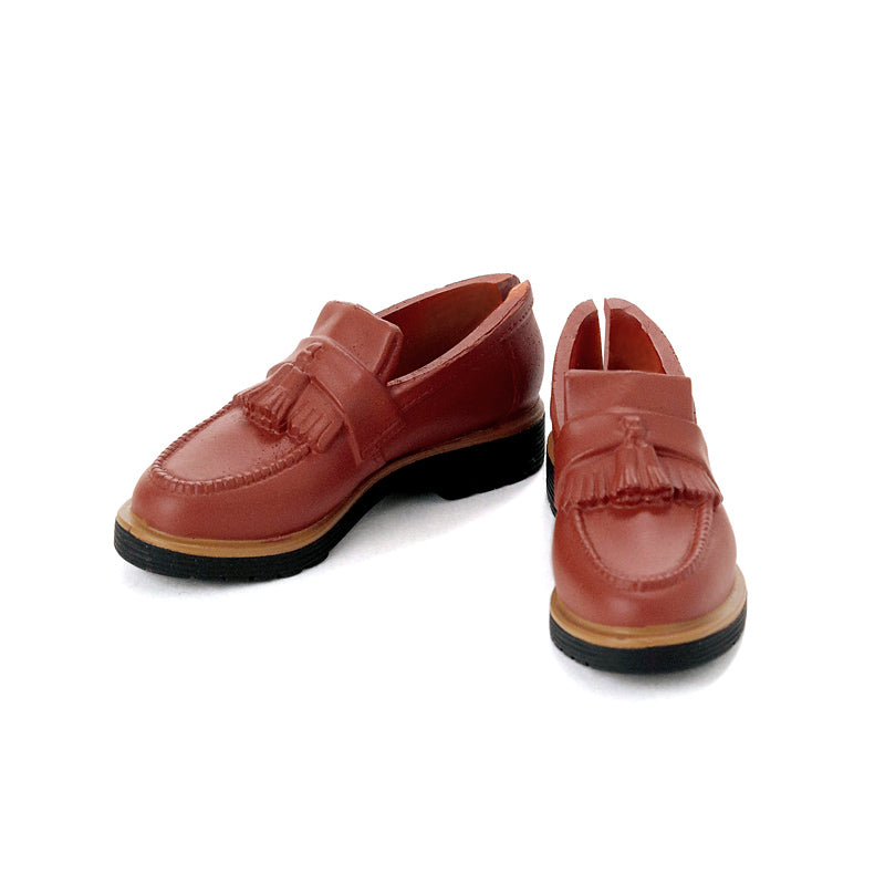 Men's Tassel Loafers, Red-Brown/ メンズタッセルローファー レッドブラウン