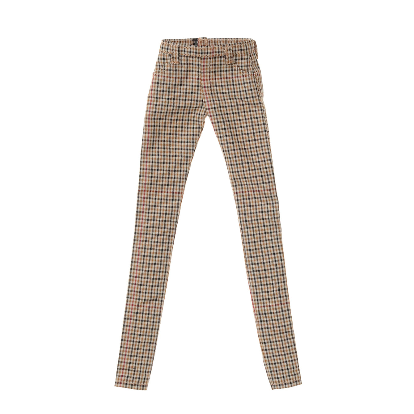 Dress: Men's Slim Pants, Plaid / メンズスリムパンツ チェック
