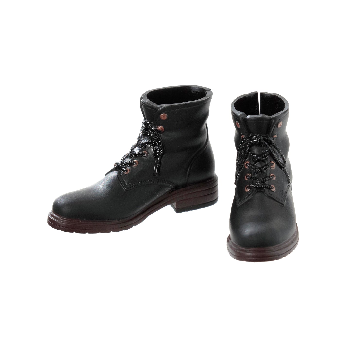 Men's Work Boots, Black x Chocolate-Sole / メンズワークブーツ ブラック×チョコソール