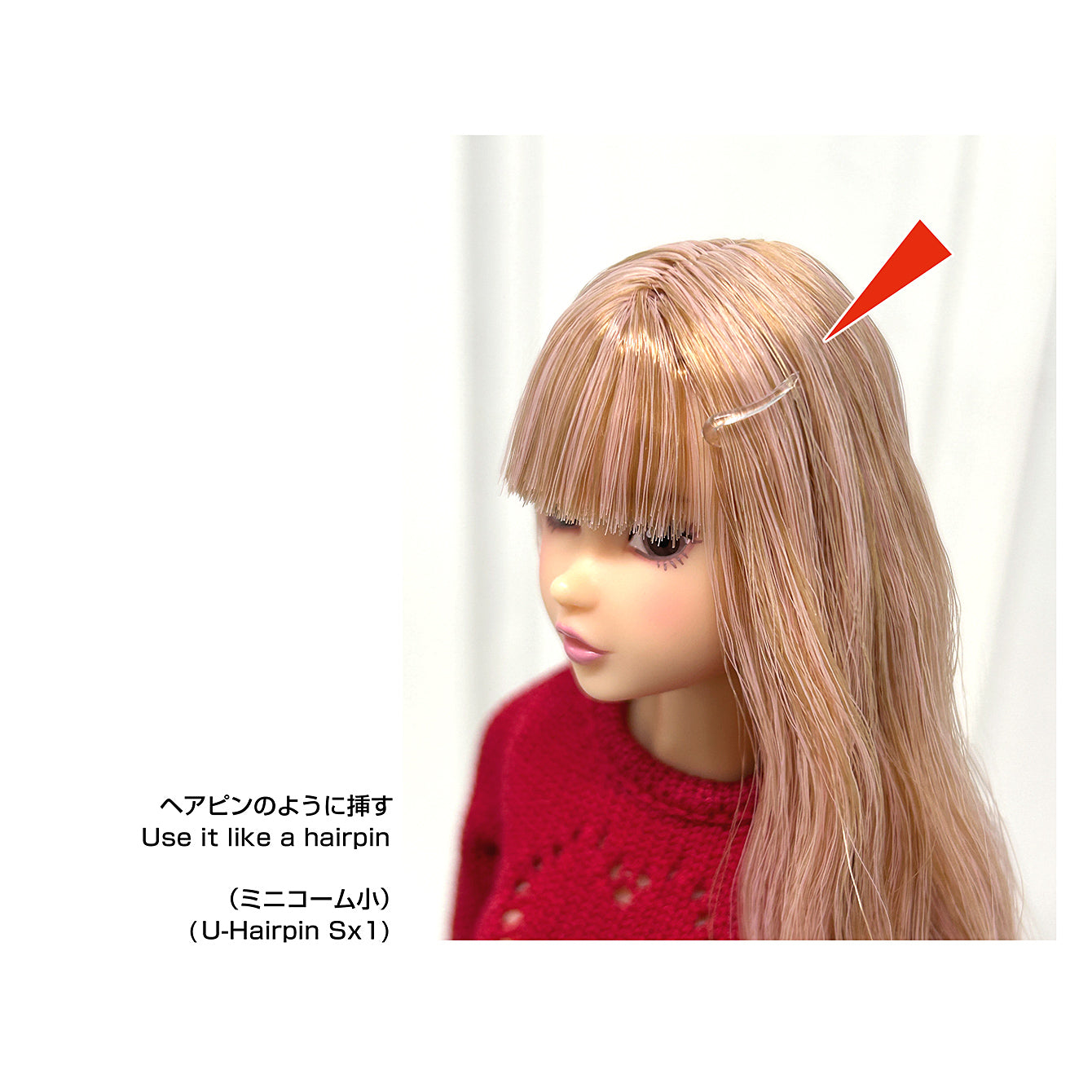 U Hairpins for 1/6 dolls ミニコームセット