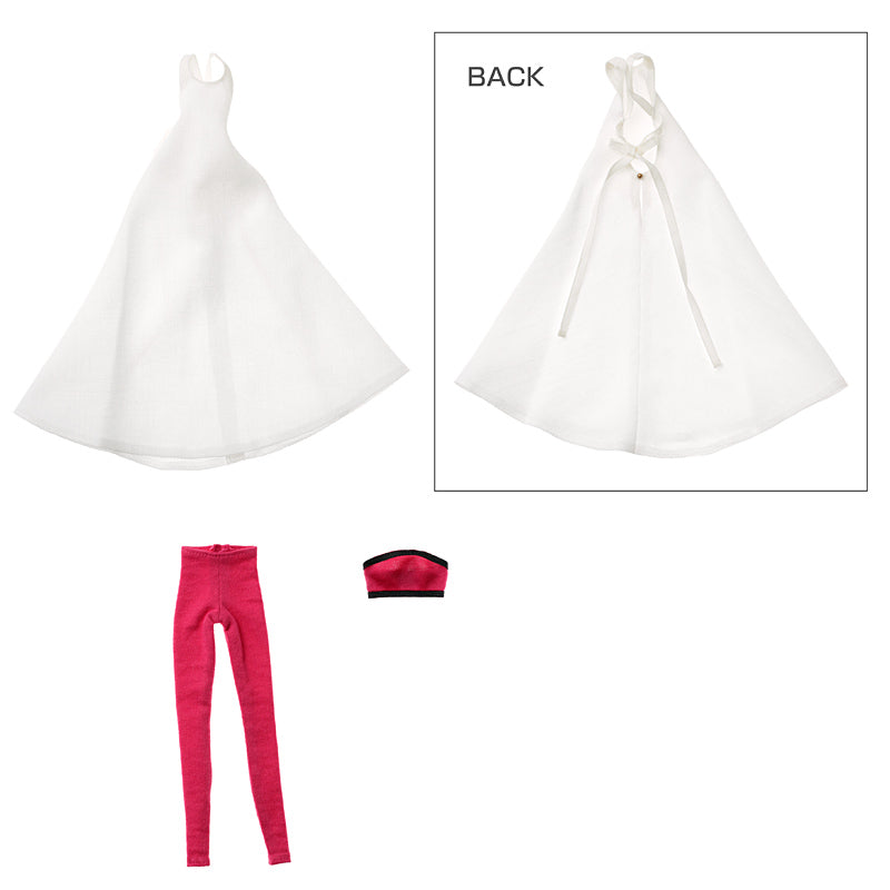 Dress: momoko Simple Dress Set, White / momokoシンプルワンピースセット ホワイト