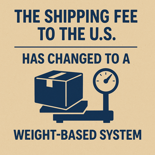 Notice of Shipping Fee Change to the U.S.