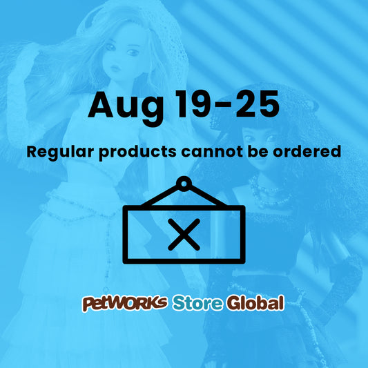 Aug 19-25, Regular products cannot be ordered