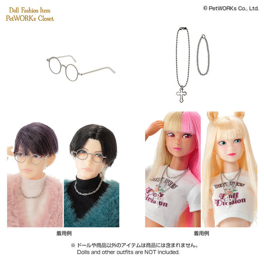 “Etched Round Glasses” "Cross Necklace Set" Coming Mar- May 2026