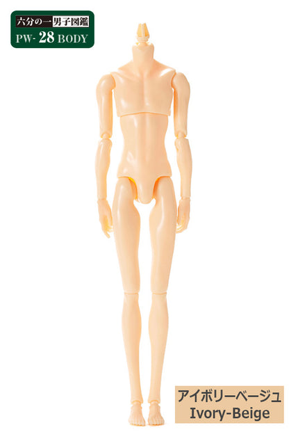 PetWORKs Boys, PW-28BODY, Ivory-Beige / 六分の一男子図鑑 PW-28BODY アイボリーベージュ