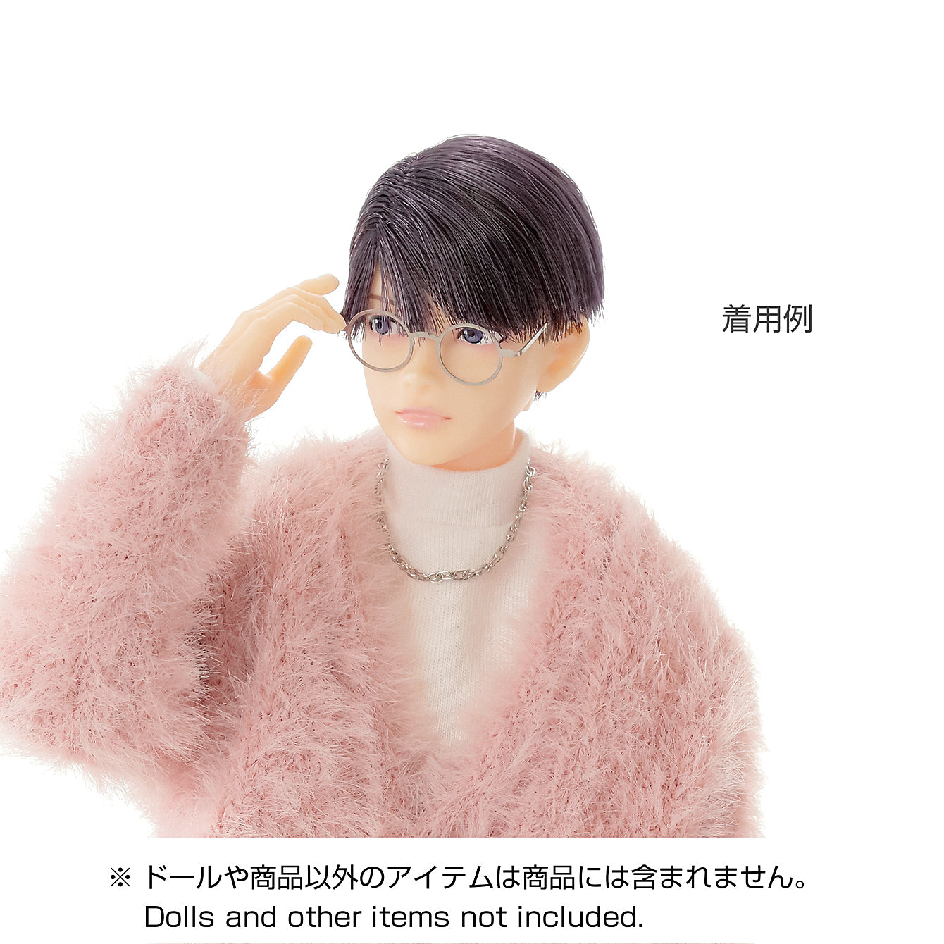 Etched Round Glasses, Silver / エッチングラウンドメガネ シルバー