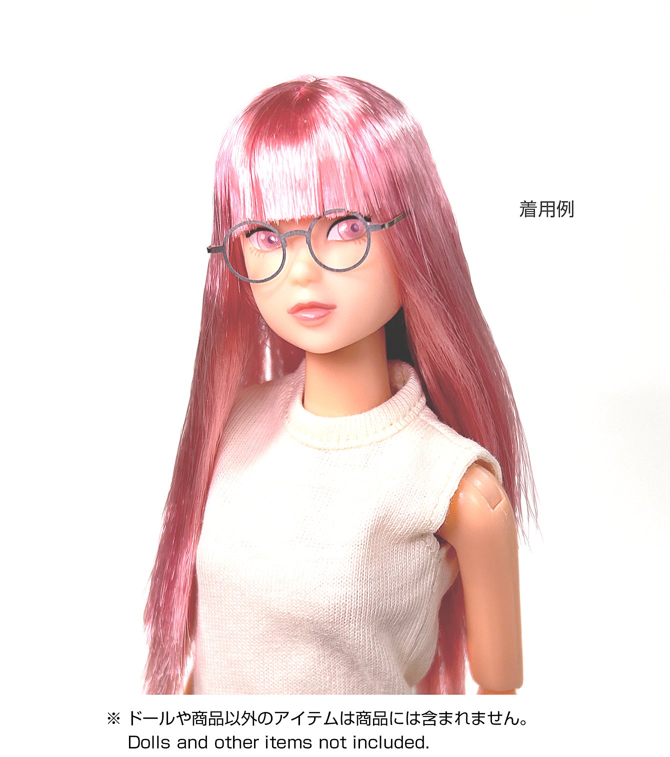 Etched Round Glasses, Silver / エッチングラウンドメガネ シルバー