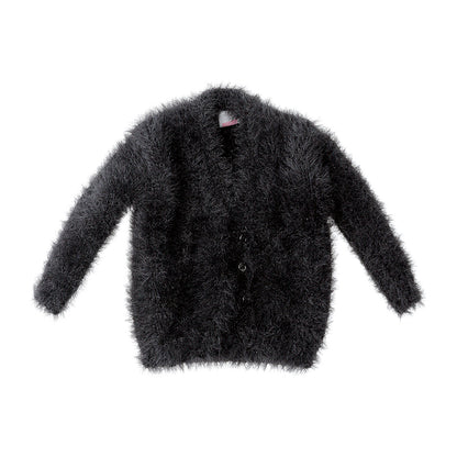 NEW★ Men's Shaggy Cardigan, Black / メンズシャギーカーディガン ブラック