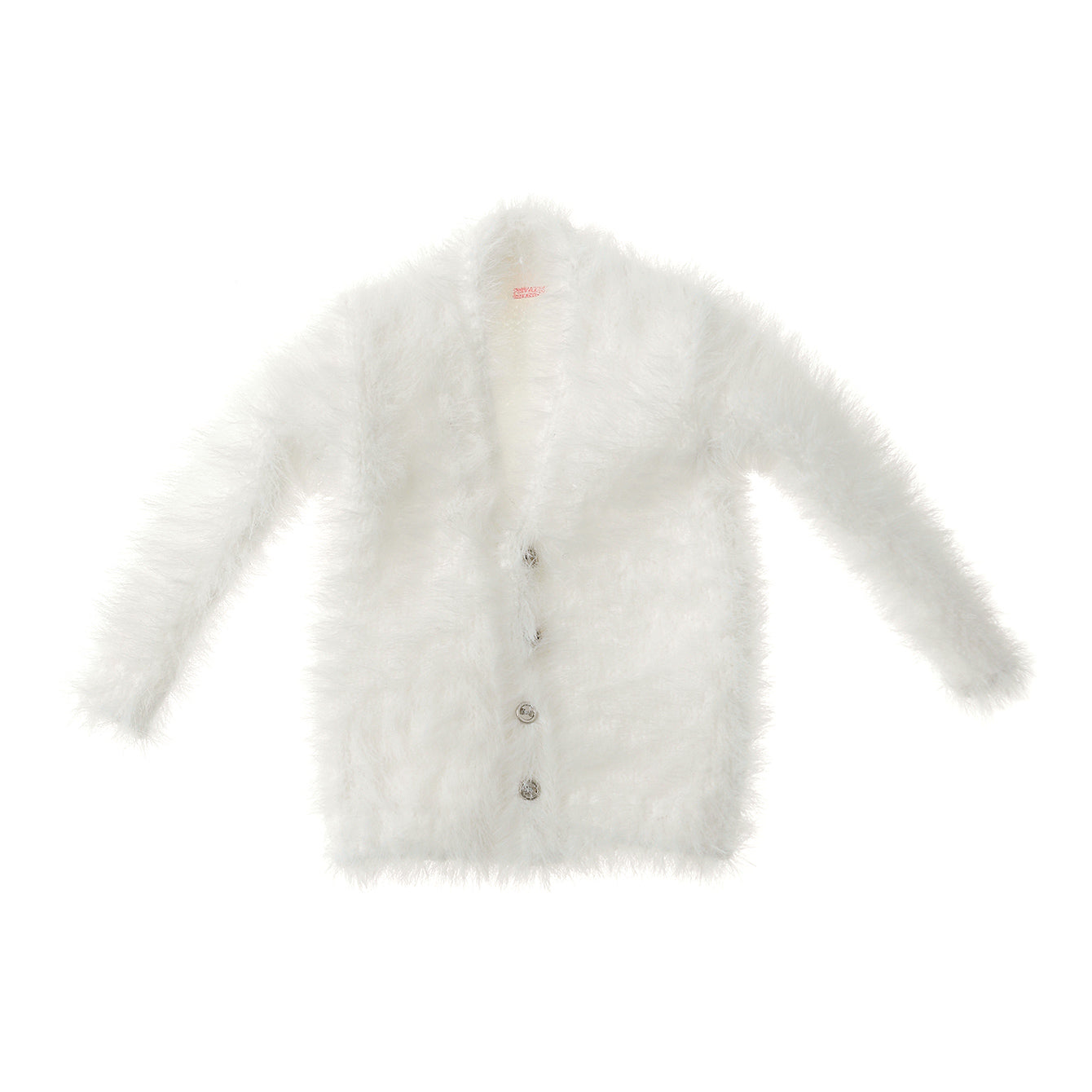 NEW★ Men's Shaggy Cardigan, White / メンズシャギーカーディガン ホワイト