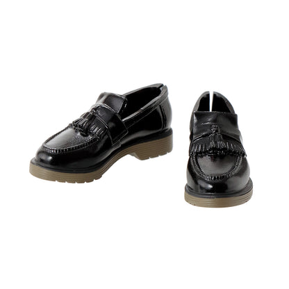Men's Tassel Loafers, Enamel Black / メンズタッセルローファー エナメルブラック