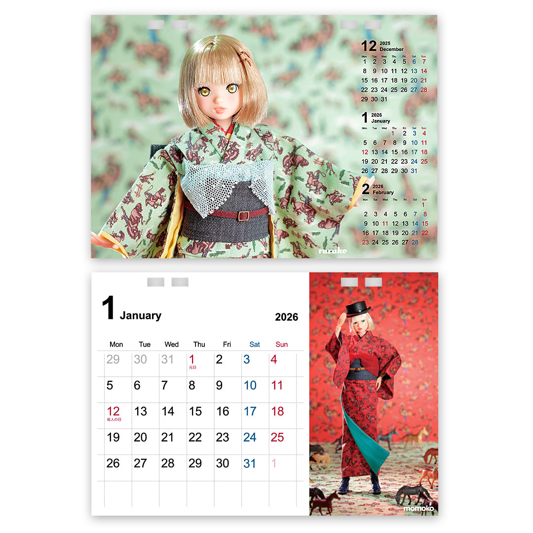 NEW★ Free Gift: !!Add to CART!! "PetWORKs DOLLS 2026 CALENDAR"