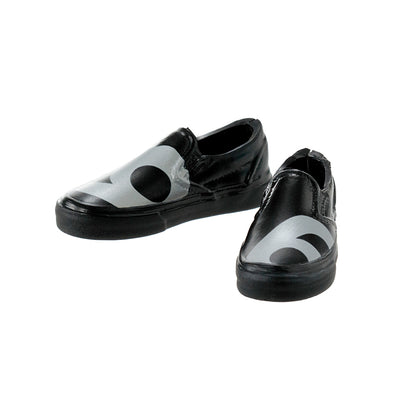 NEW★ Sekiguchi shoes, Slip-on Shoes, Black x Silver Print  / セキグチ製 スリッポン ブラック×シルバープリント